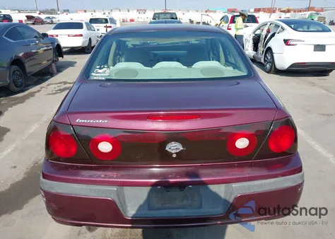 2004 Chevrolet Impala z USA, uszkodzony, nr VIN 2G1WF52E849397525